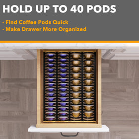 SpaceAid drawer insert assembled and ready for immediate use.