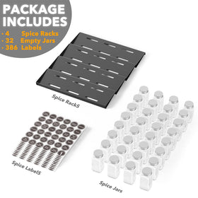 SpaceAid easy-access arrangement demonstrates quick grabbing of seasonings.