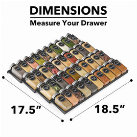 Four-tier inclined tray seen from angle for easy reach.