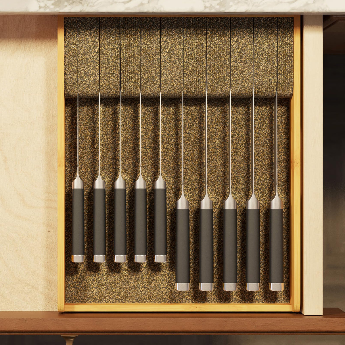 SpaceAid no-assembly setup means ready-to-use drawer organization right away.