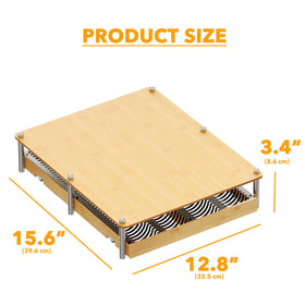 SpaceAid pod storage tray provides large capacity for big and small Vertuo pods.