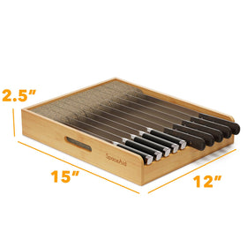 SpaceAid sturdy bamboo construction suggests longevity and a sustainable kitchen solution.