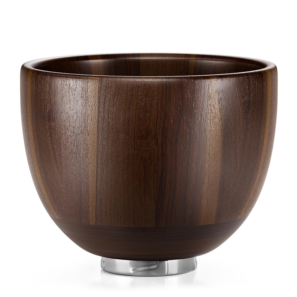 SpaceAid wooden mixer bowl with acacia wood and locking base for 4.5–5 QT tilt-head mixers