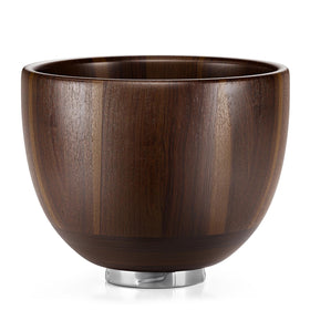 SpaceAid wooden mixer bowl with acacia wood and locking base for 4.5–5 QT tilt-head mixers