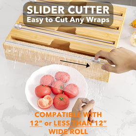 SpaceAid WrapNeat dimensions are 14 by 11 by 3 inches to fit your space.