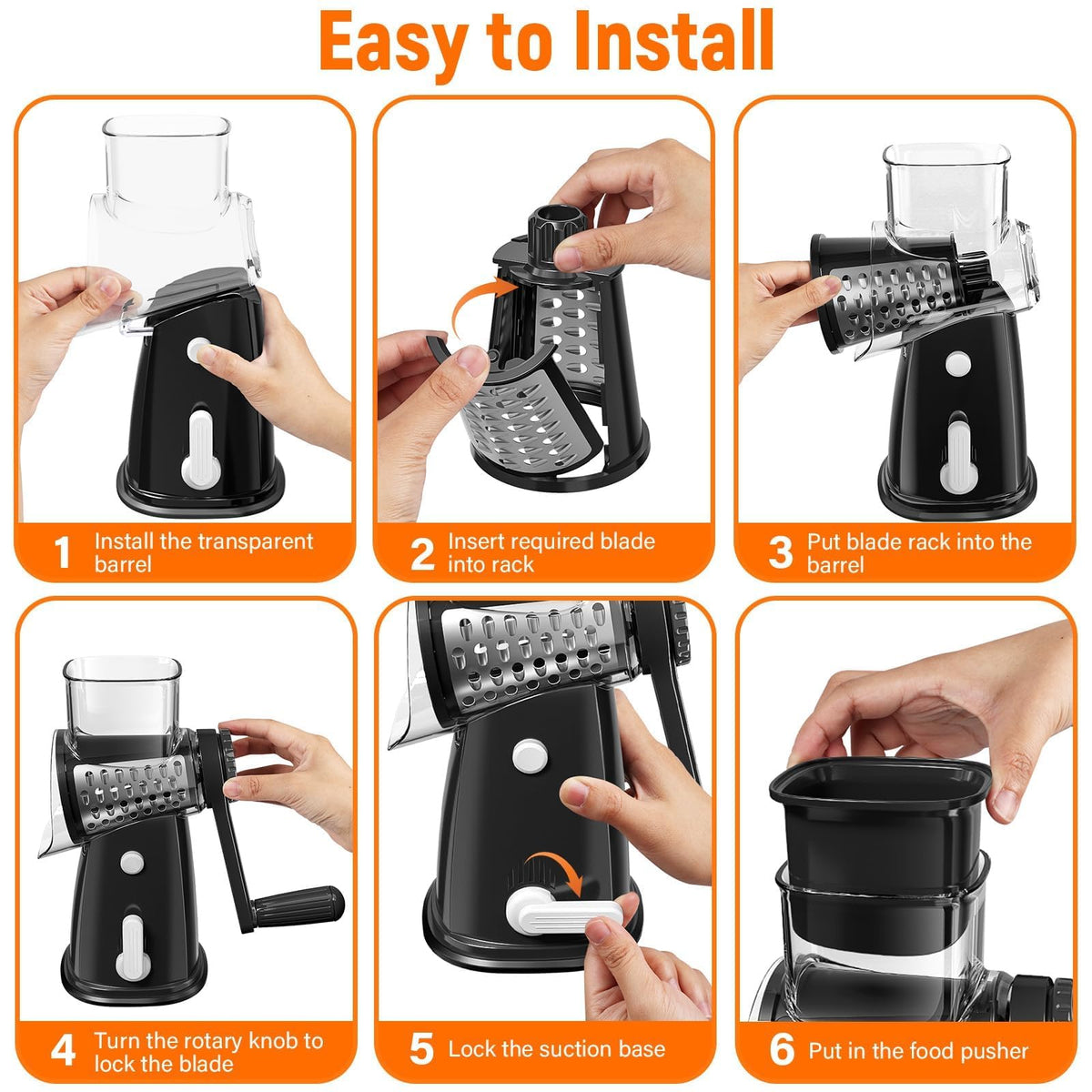 SpaceHacks durable stainless steel blades for long-lasting performance.