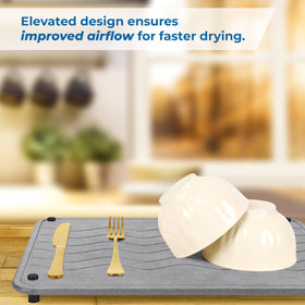 Spaceneat durable, heat-resistant drying mat for daily use