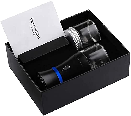 Spacenight grinder kit includes two glass jars and cleaning brush.