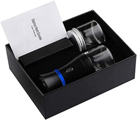Spacenight grinder kit includes two glass jars and cleaning brush.