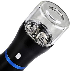Spacenight grinder powered by USB-rechargeable battery for cordless use.