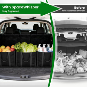 SpaceWhisper multipurpose bag for kitchen, trunk, picnics and errands