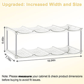 Spaclear acrylic bottle holder for large tumblers with clear visibility.