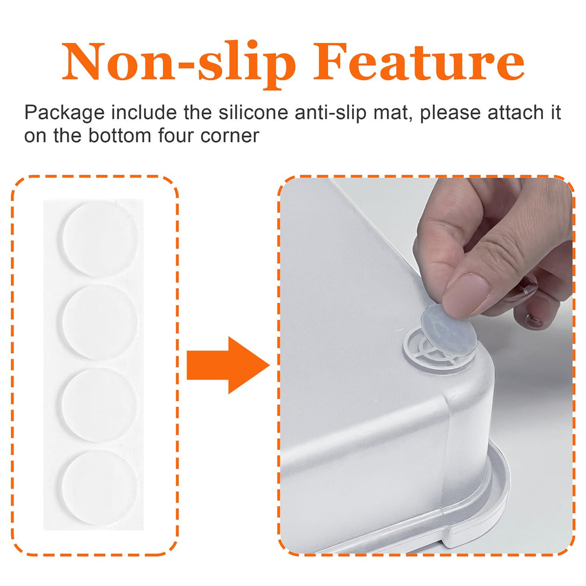 Durable, hand-wash-only tray maintains long-lasting use.