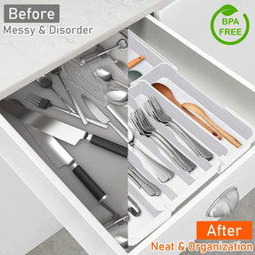 Spaclear anti-slip pads prevent sliding during drawer use.