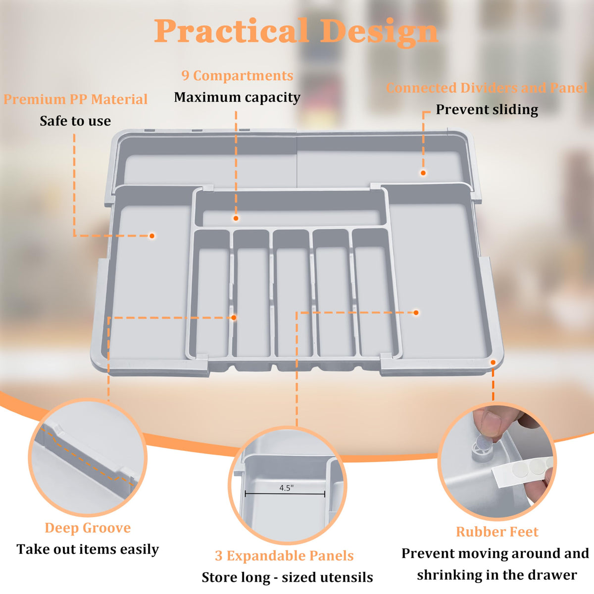 Spaclear versatile organizer for cosmetics or jewelry storage