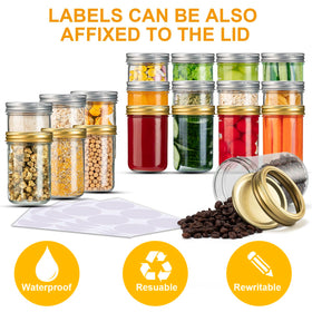 SPANLA 8 oz jars showcase a classic design for any display.