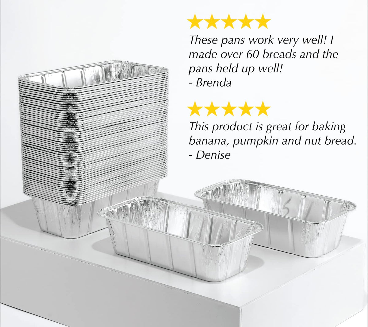 Spare Essentials 8-5x4-5x2-5 loaf pan for compact storage.
