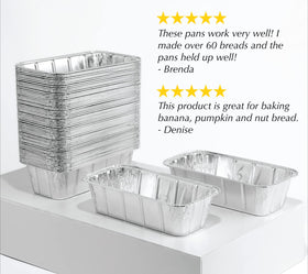 Spare Essentials 8-5x4-5x2-5 loaf pan for compact storage.
