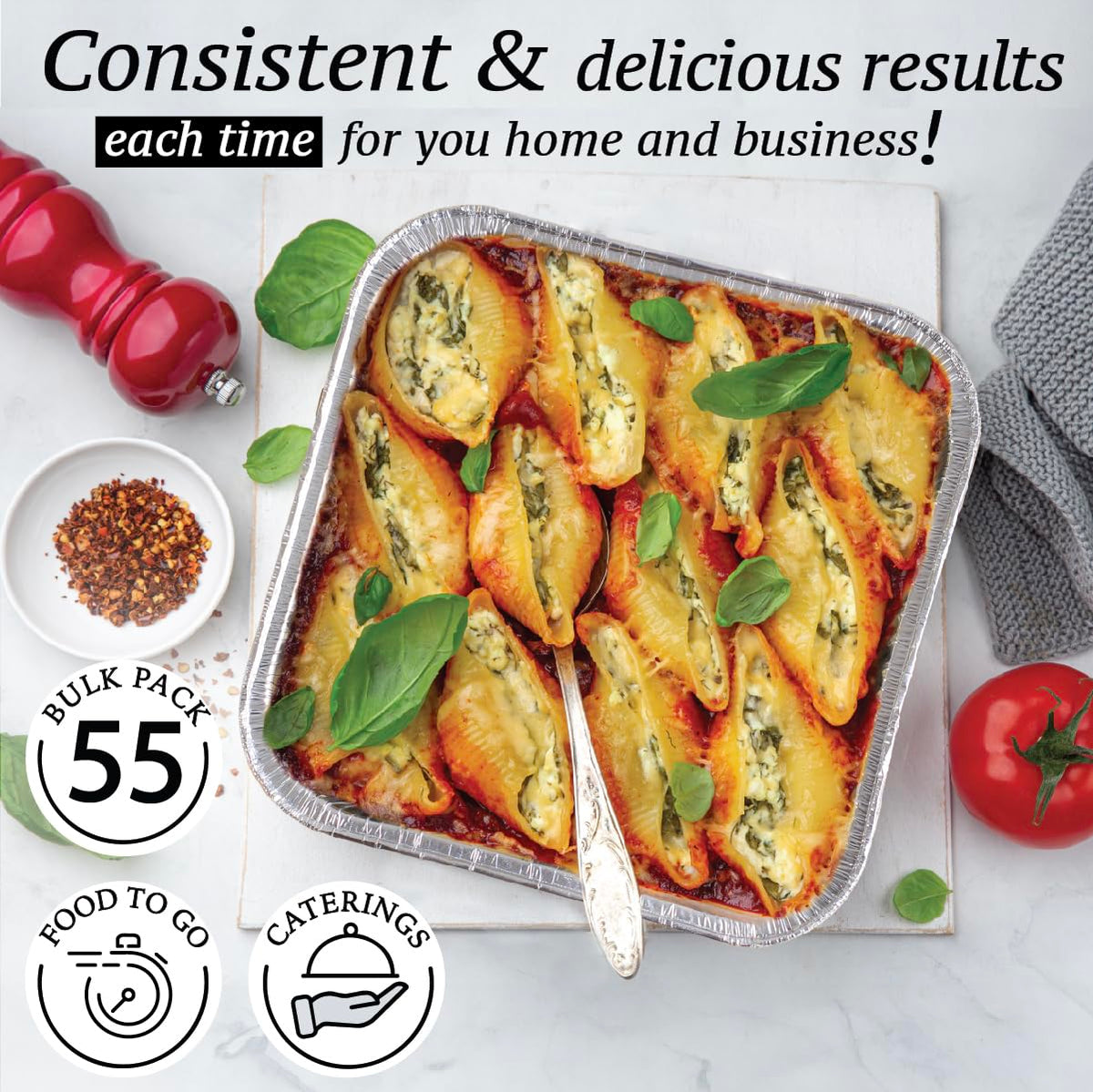 Spare Essentials 8x8 pan perfect for cakes and desserts.