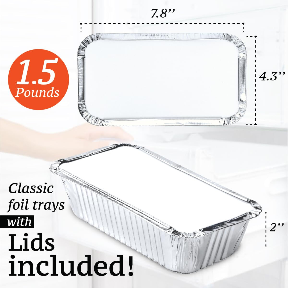 Spare Essentials heavy-duty pans with lids deliver even heating for consistent browning.