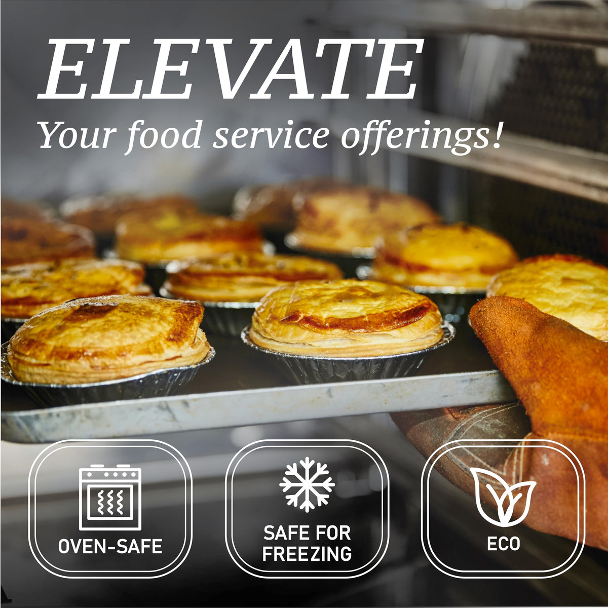 Spare Essentials bulk-pack pie pans for cafes and catering events.