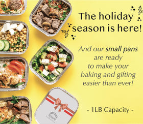 Spare Essentials freezer-safe foil pans keep meals ready for storage