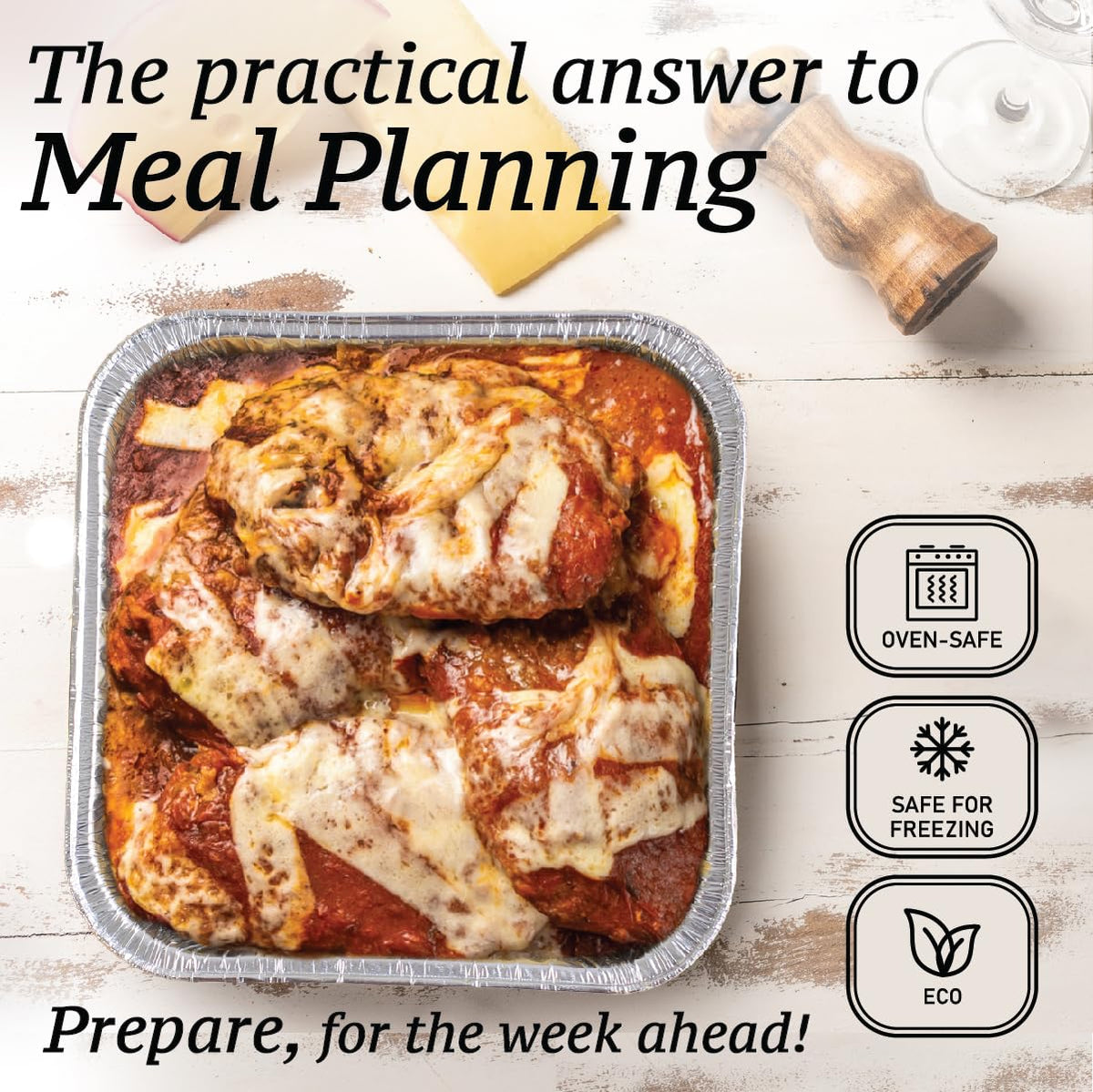 Spare Essentials recyclable aluminum pans support eco-friendly kitchens.