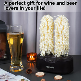 Sparkleve ideal for wine glasses and champagne flutes.