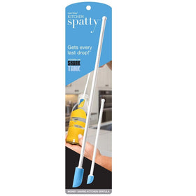 Spatty Daddy blue 6in spatula for precise jar scraping