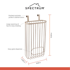 Spectrum Ashley padded brackets protecting cabinet finishes during use