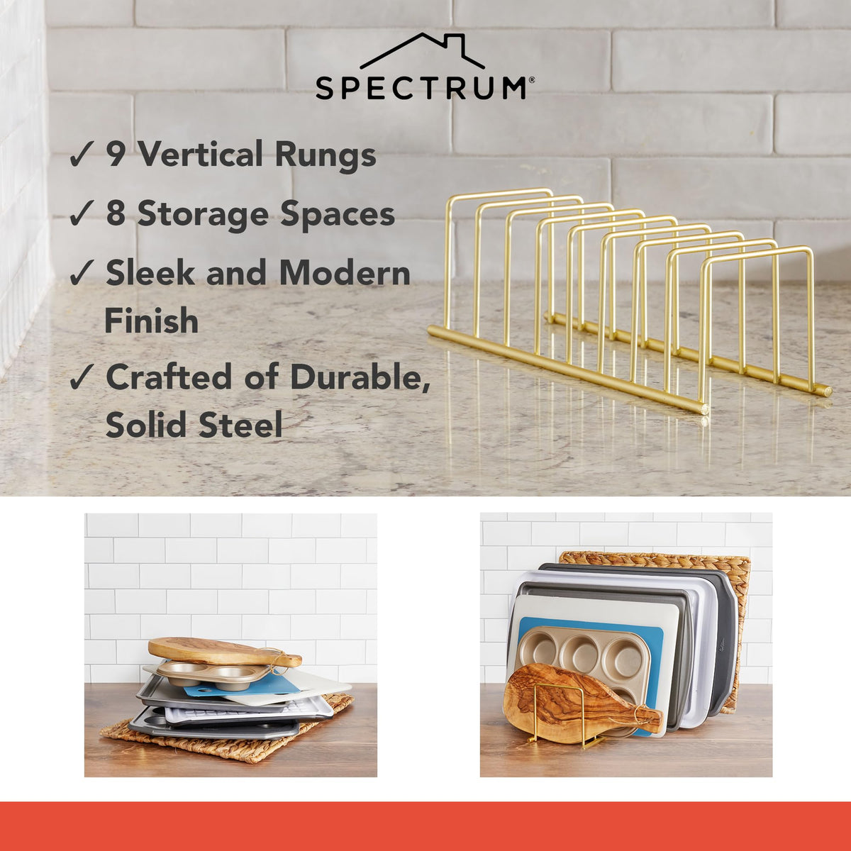 Spectrum Euro cabinet and countertop setup demonstrates flexible placement.