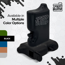 Speed Bump travel seasoning container compact design fits pockets and bags.