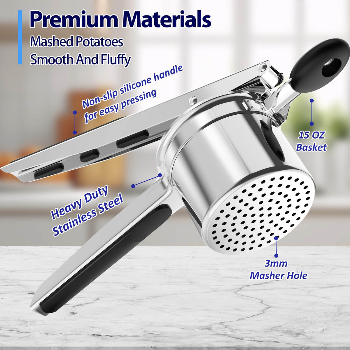 SPEENSUN heavy-duty stainless steel body resists stains and rust
