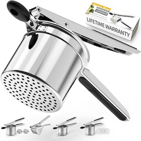 SPEENSUN potato ricer with silicone handle for smooth mashed potatoes