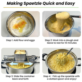 SPEENSUN Spaetzle Maker gift-ready box for a thoughtful kitchen gift.