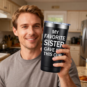 SpenMeta insulated tumbler ready for hot coffee on commute