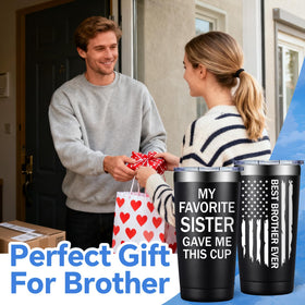 SpenMeta brother gift slogan back view, humorous and gift-ready