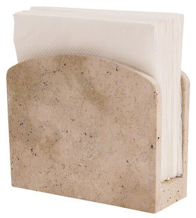 SPESHSTONES marble napkin holder on table enhances table setup with elegant organization