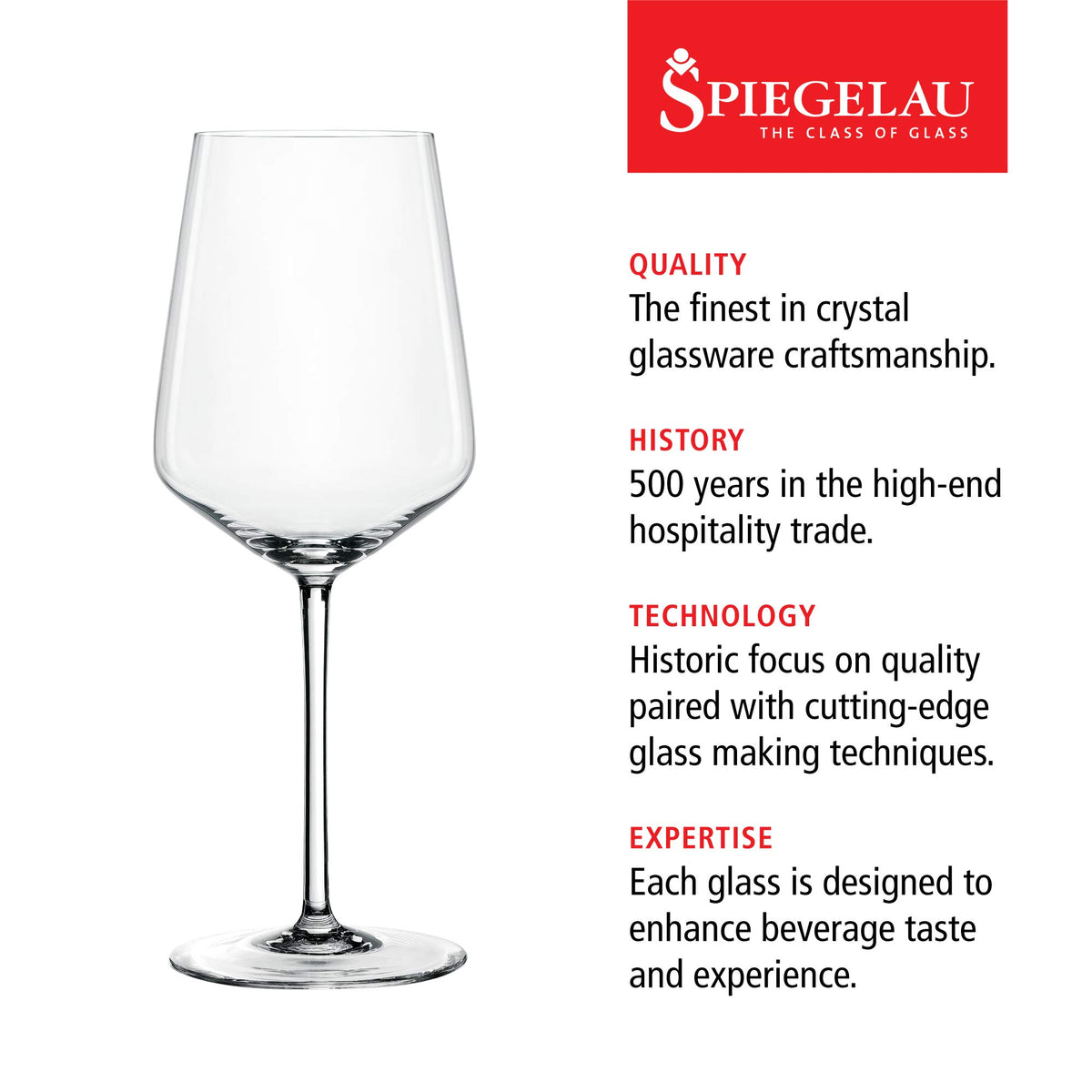 Spiegelau Style Crystal White Wine Glasses—elegant stemware that catches light for a refined table