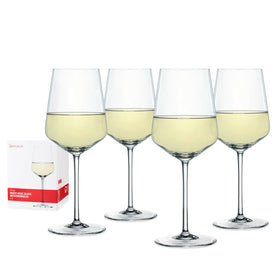 Spiegelau Style Crystal White Wine Glasses set of 4—elegant stemware for entertaining guests