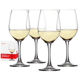 Spiegelau Wine Lovers white glass set with elegant stems for entertaining.