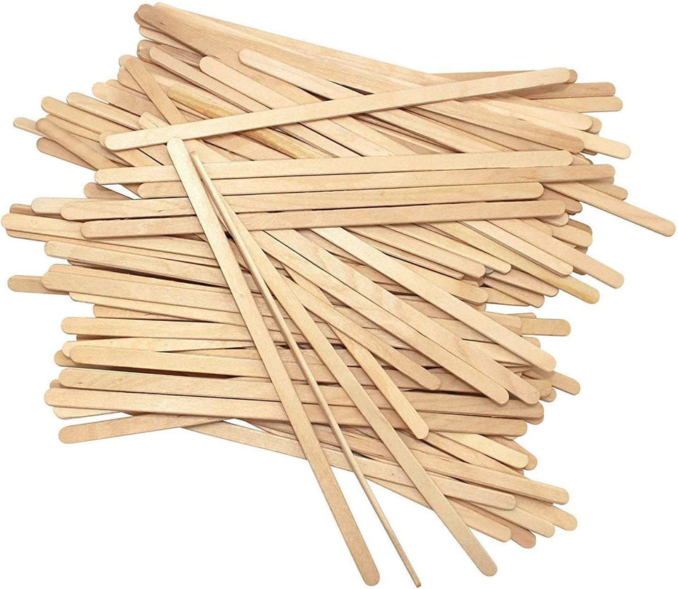 Spixir coffee stirrers with round ends for smooth, mess-free stirring in hot beverages.