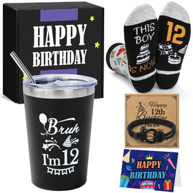 Splandiant 12th birthday gift set front view, ready to gift with playful packaging