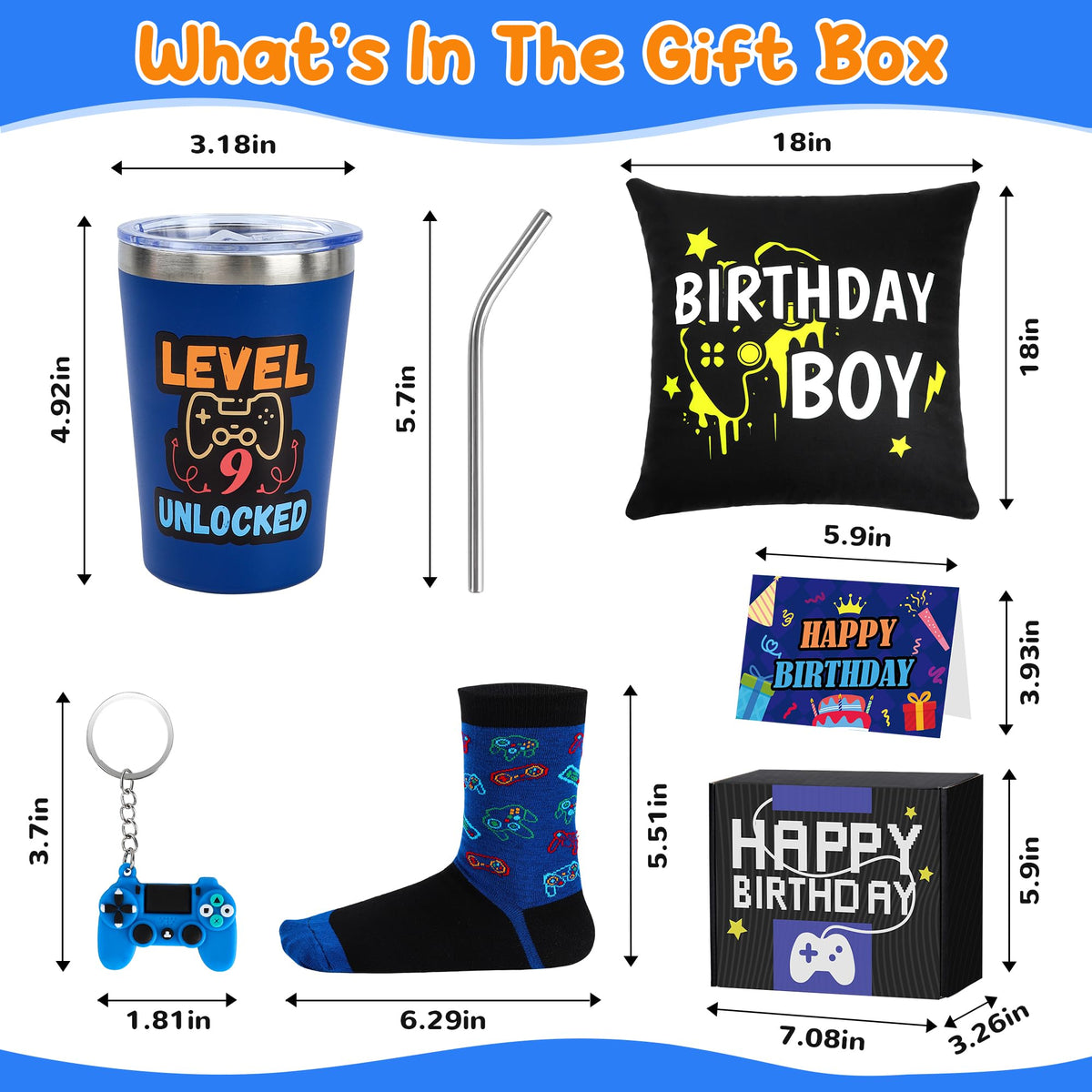 Splandiant LEVEL 9 UNLOCKED gamer socks provide comfy wear during playtime and daily use.