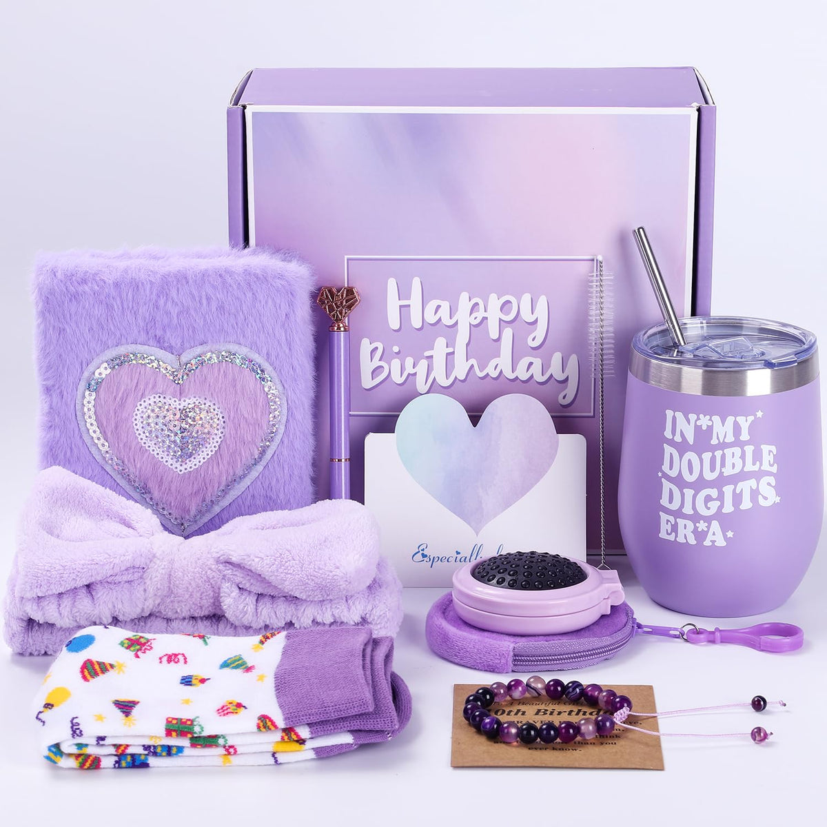 Splendest 10th birthday gift box, beautifully packaged for a joyful celebration.