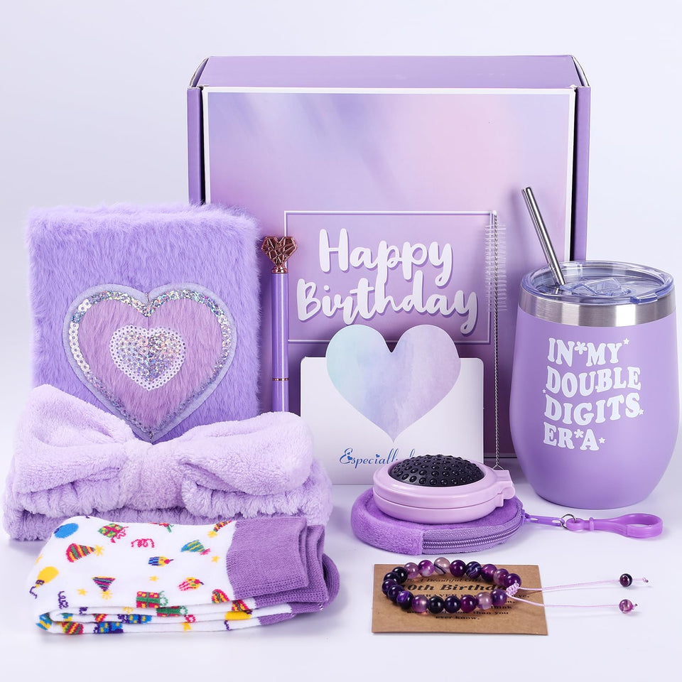Splendest 10th birthday gift box, beautifully packaged for a joyful celebration.