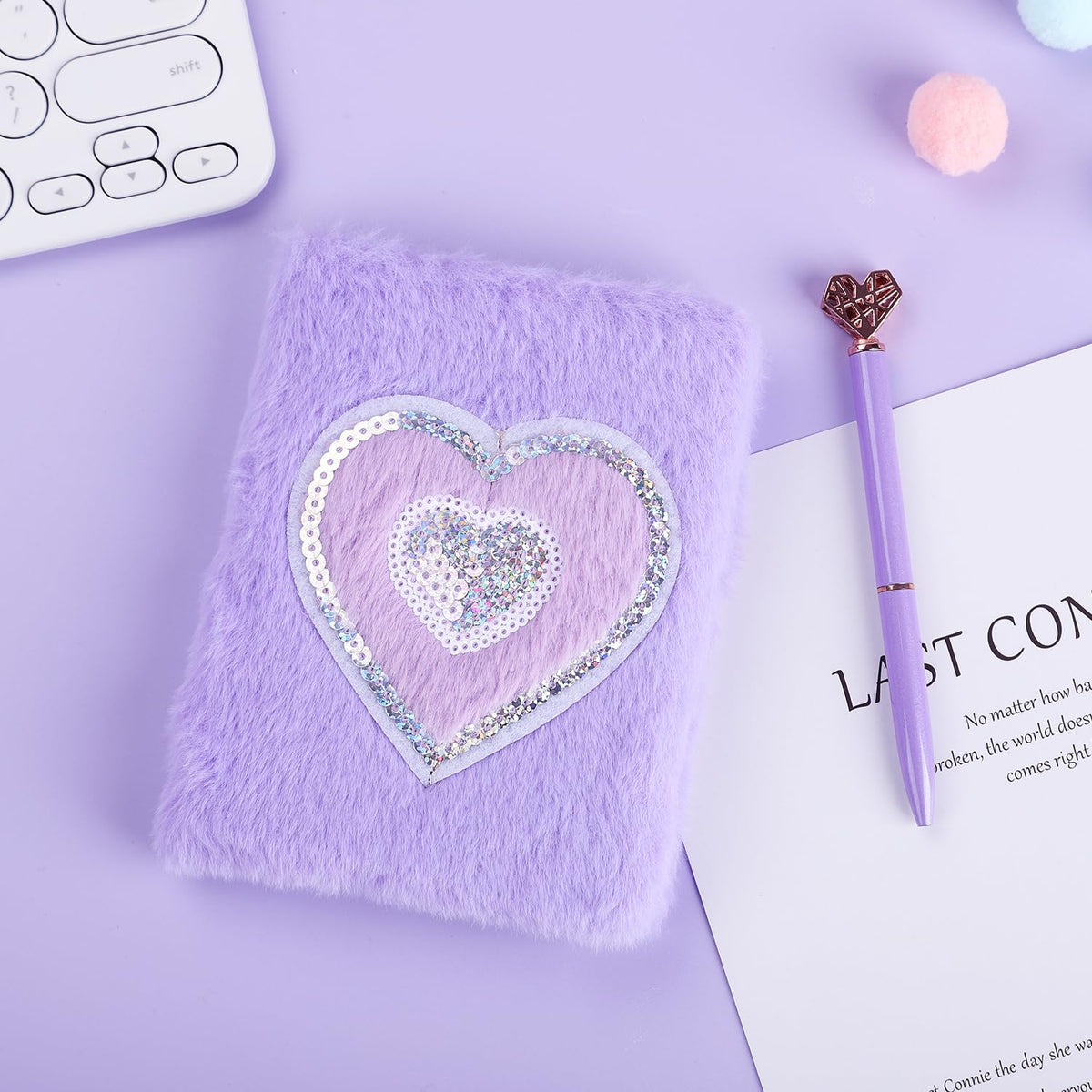 Splendest plush notebook, soft cover notebook for journaling and ideas.