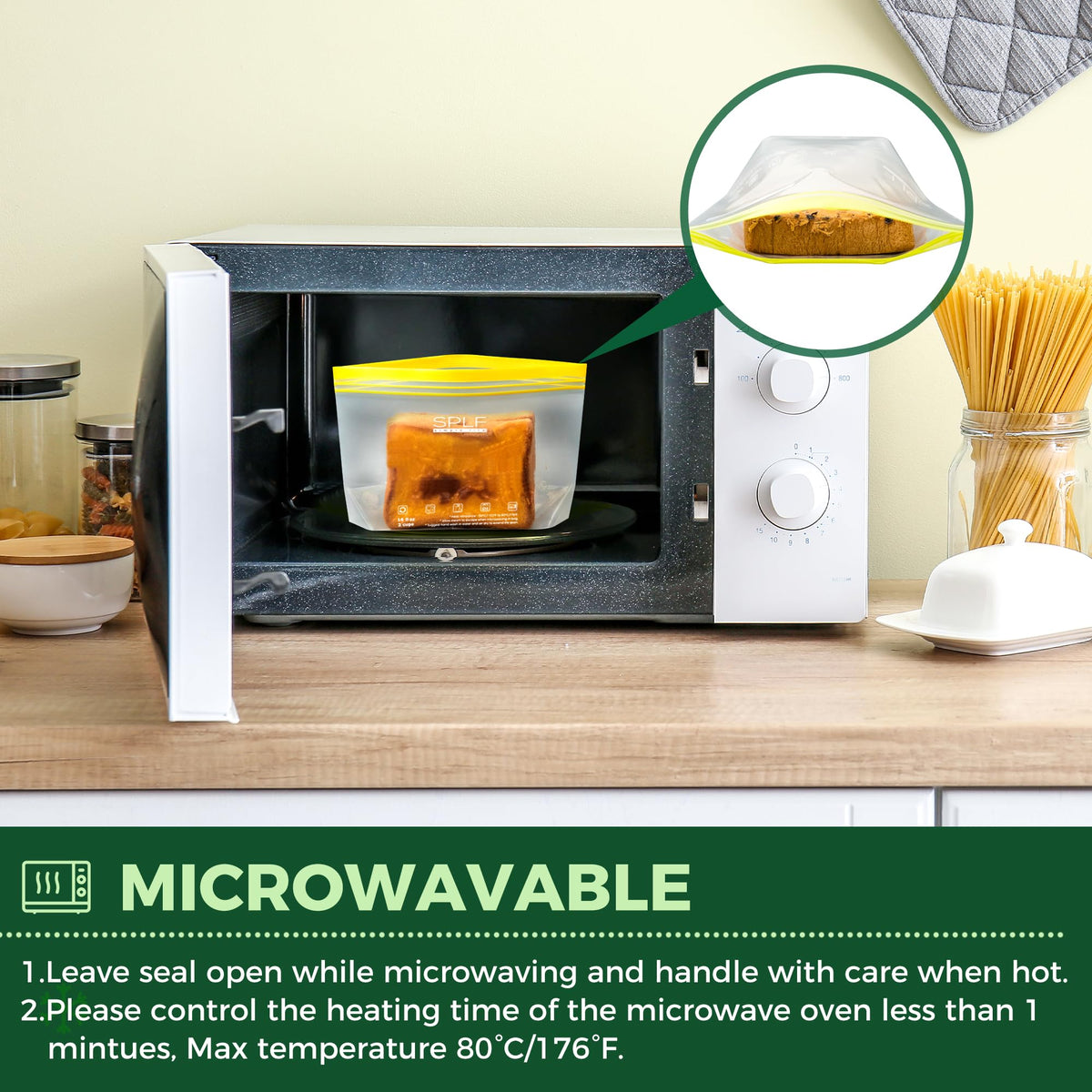 SPLF bags dishwasher safe for quick cleanup after use.