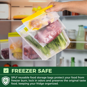 SPLF dishwasher-safe bags simplify cleaning after use.