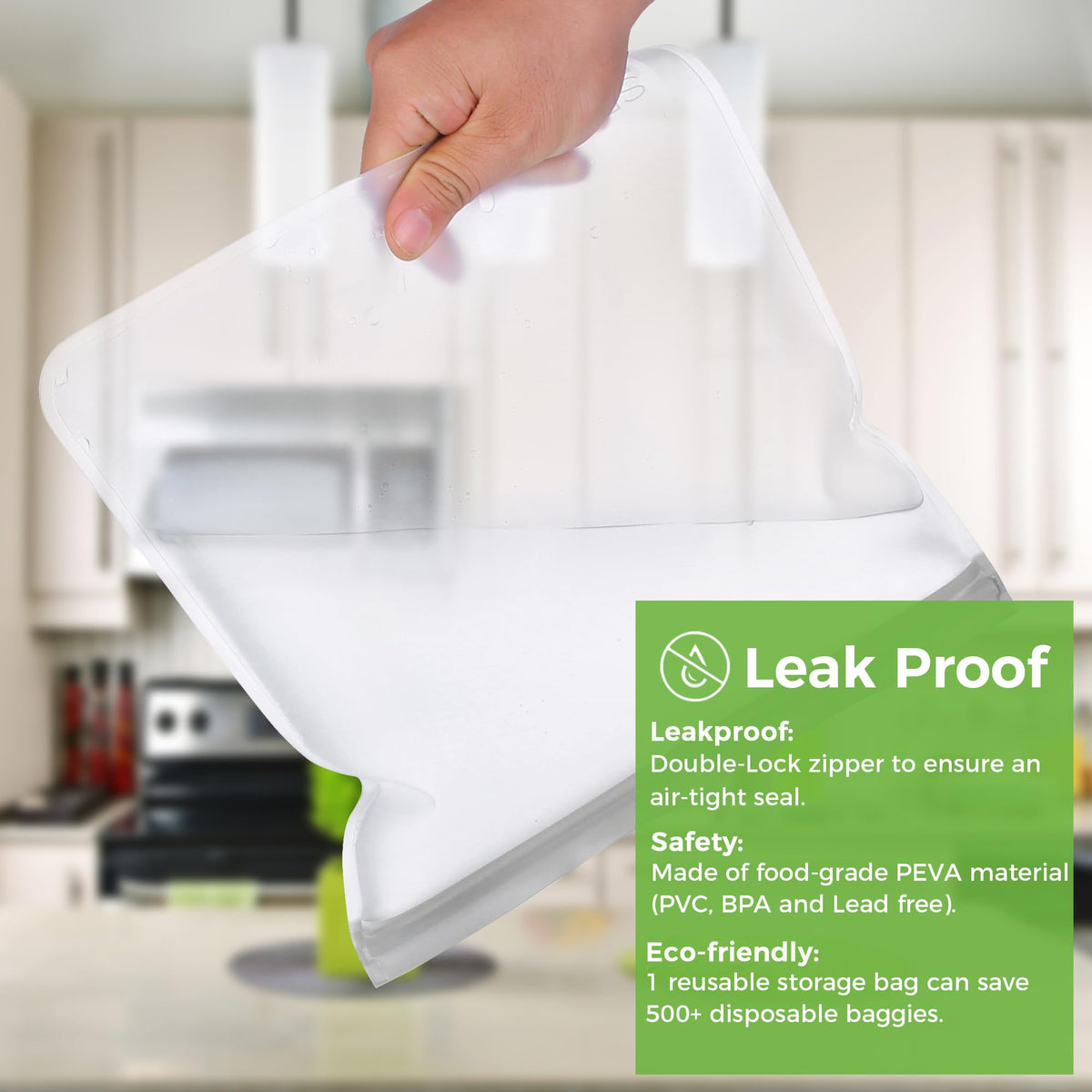 SPLF freezer-safe bags preserve freshness in the freezer